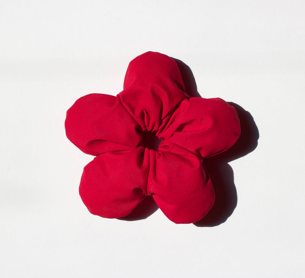 Red Sakura Scrunchie XL